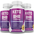 KETO BHB 1200Mg PURE Ketone FAT BURNER Weight Loss Diet Pills 60 Capsule Each (Pack of 3)