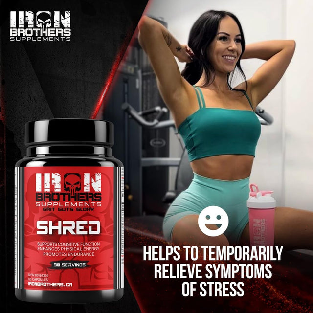 Shred for Men & Women | Strong Appetite Suppressant for Weight Loss Management | Supports Cognitive Function Promotes Endurance Increases Energy - Fat Burner