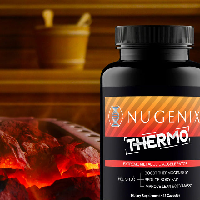 Nugenix Thermo Men'S Fat Burner Supplement, Extreme Metabolic Accelerator with Chromax, 60 Capsules