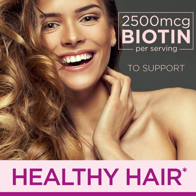 Nature'S Bounty Vitamin Biotin Optimal Solutions Hair, Skin and Nails Gummies, 200 Count, 1 Ea