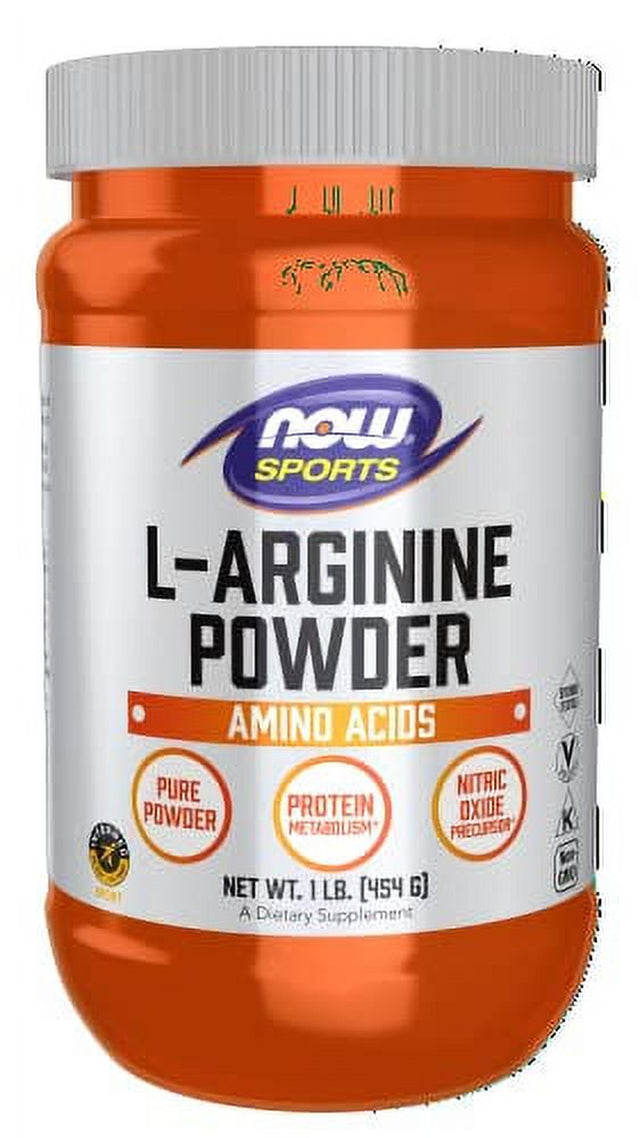 NOW Sports Nutrition, L-Arginine Powder, Nitric Oxide Precursor, Amino Acids, 1-Pound