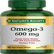 Nature'S Bounty Fish Oil Softgels, Double Strength, 2400 Mg, 90 Ct