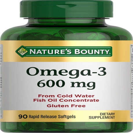 Nature'S Bounty Fish Oil Softgels, Double Strength, 2400 Mg, 90 Ct