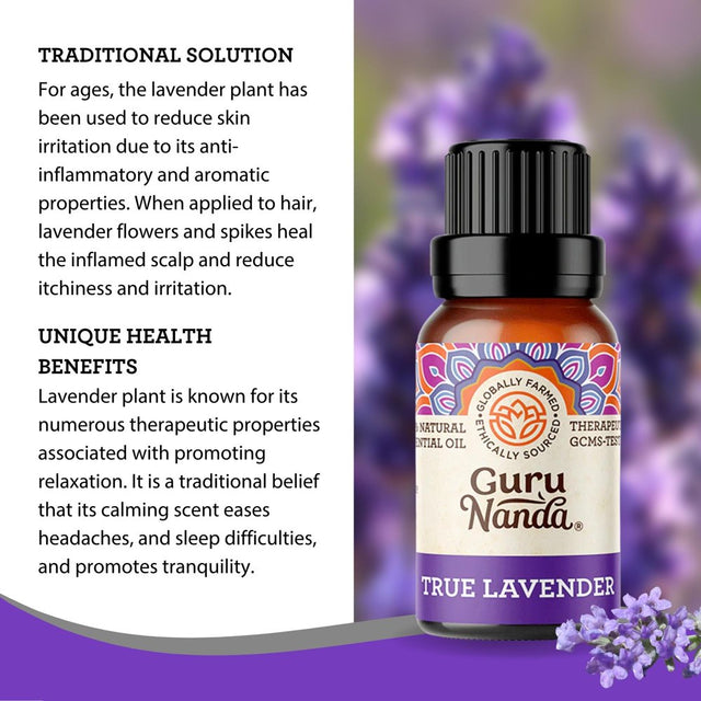 Gurunanda Sleep Essential Oils - Frankincense, Lavender, Cedarwood for Calm Aromatherapy & Diffuser