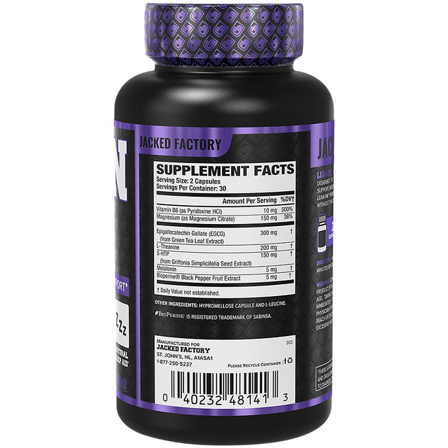 Lean PM Night Time Fat Burner Sleep Aid Supplement - 60 Capsules