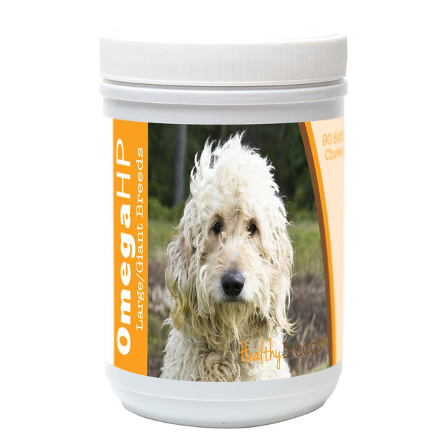 Healthy Breeds Goldendoodle Omega HP Fatty Acid Skin and Coat Support Soft Chews