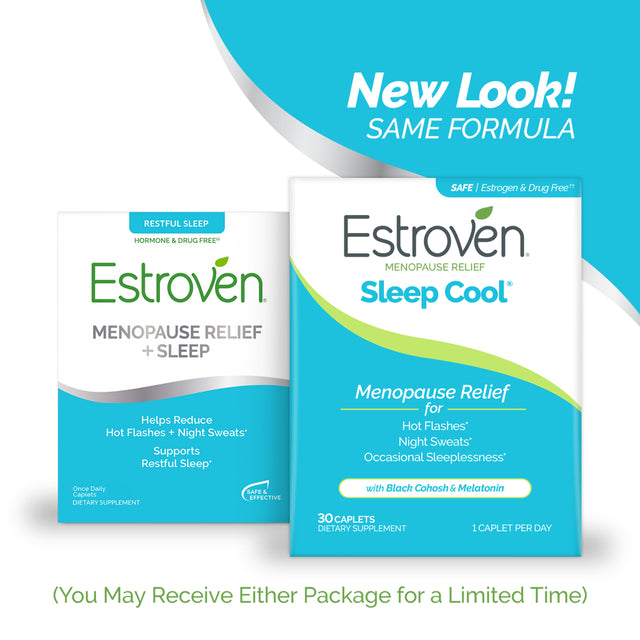 Estroven Sleep Cool for Menopause Relief Caplets, 30 Count