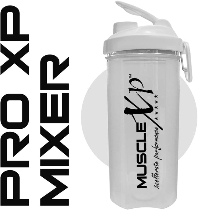 Gym Shaker PRO XP Mixer 100 % Leakproof Guarantee Shaker Blender 700 Ml, for Protein, Pre Workout and Bcaas, BPA Free Material Sipper Bottle (WHITE)