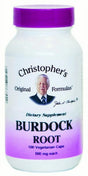 Christopher'S Original Formulas Burdock, 100 Ct