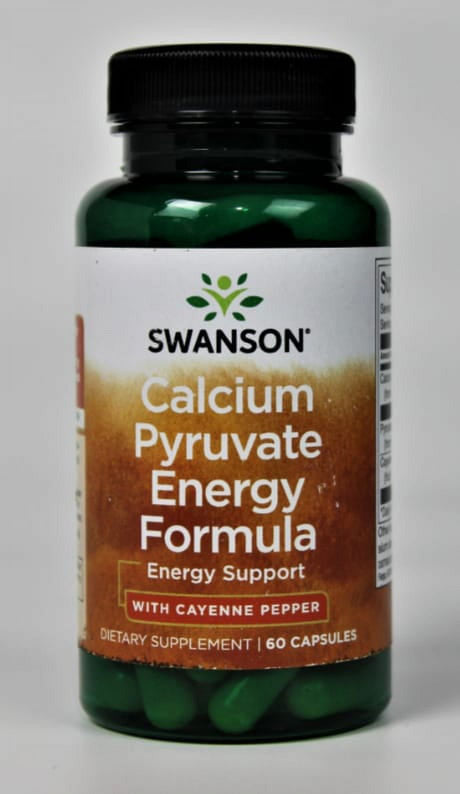 Swanson Calcium Pyruvate Energy Formula 60 Caps 2 Pack