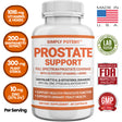 Prostate Support Supplement for Men, 60 Capsules W/Saw Palmetto & Beta-Sitosterol, 33 Herbs to Reduce Frequent Urination, Hair Loss, DHT - Improve Libido & Sleep