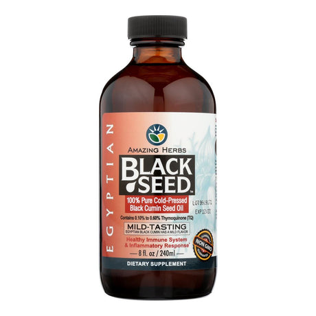 Amazing Herbs Black Seed Egyptian Amazing Herbs Black Seed Oil (1X8 Oz)