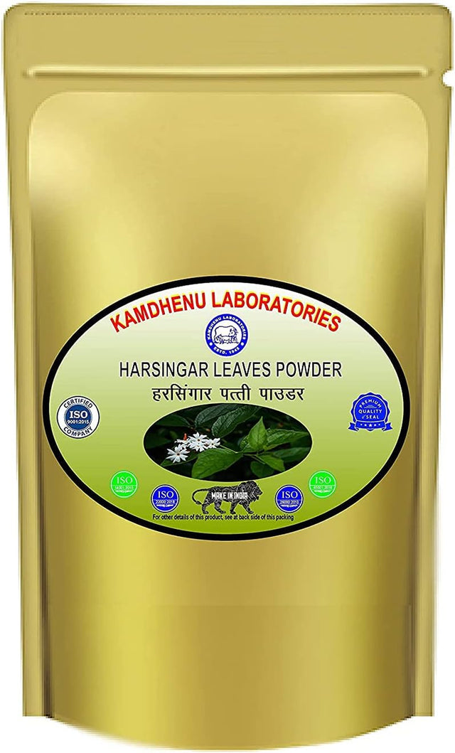 Kamdhenu Harsingar Patti Powder 400G Shade Dry & Handgrinded Maintain the Natural Ingredient Intact