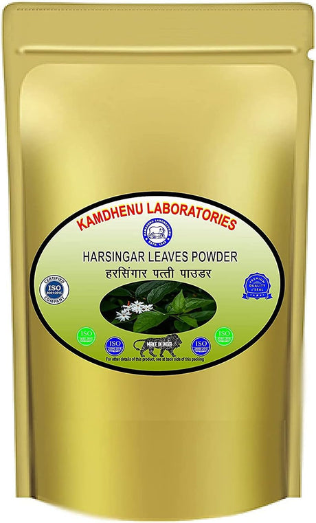 Kamdhenu Harsingar Patti Powder 250G Shade Dry & Handgrinded Maintain the Natural Ingredient Intact