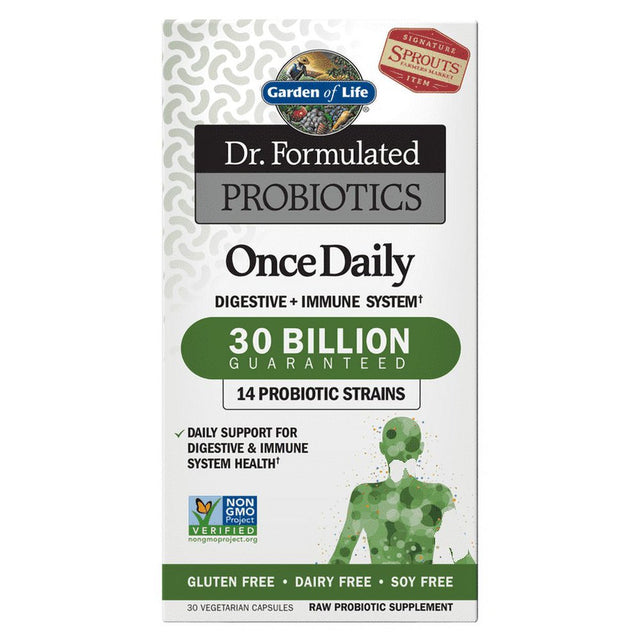 Garden of Life Dr. Formulated Probiotics Once Daily Shelf-Stable 30 Capsules