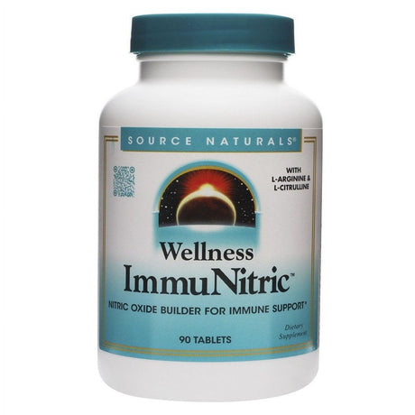 Source Naturals - Wellness Immunitric Nitric Oxide Builder for Immune Support - 90 Tablets