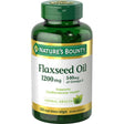 Nature'S Bounty Flaxseed Oil Softgels, 1200 Mg, 125 Ct