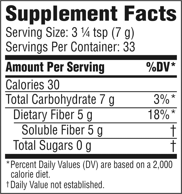 Benefiber Healthy Shape Prebiotic Fiber Supplement Powder for Digestive Health, Daily Fiber Powder - 33 Servings (8.7 Ounces)