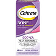 Caltrate Bone Health Advanced 600+D3 plus Minerals Calcium 60 Tablets