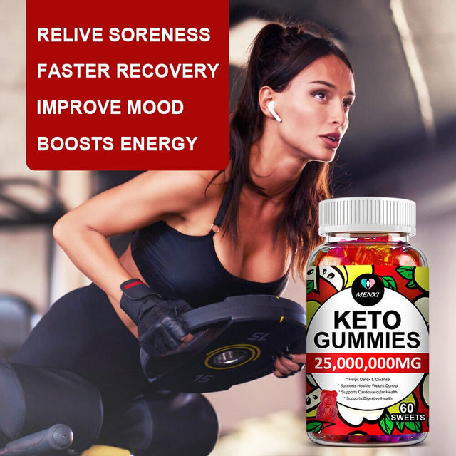 Keto ACV BHB Gummies for Fat Burn Weight Loss Detox Keto Diet Pills 60 Gummy