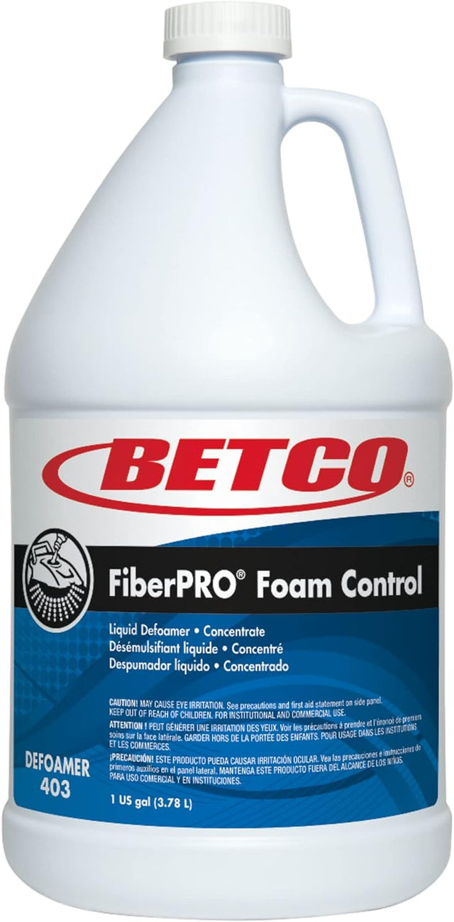 Betco® Fiberpro® Foam Control, 128 Oz Bottle, Case of 4