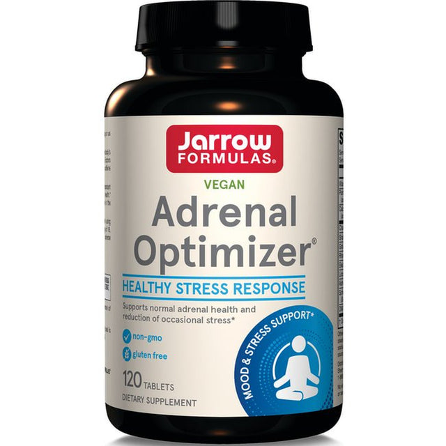 Jarrow Formulas Adrenal Optimizer, Supports Adrenal Renewal and Stress Reduction, 120 Tabs