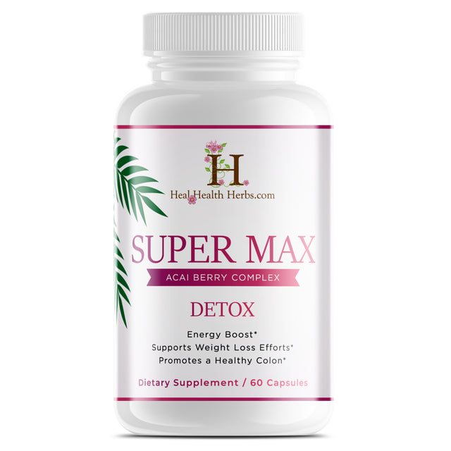 Heal Health Herbs Super Max Detox, 60 Capsules, 5 Oz