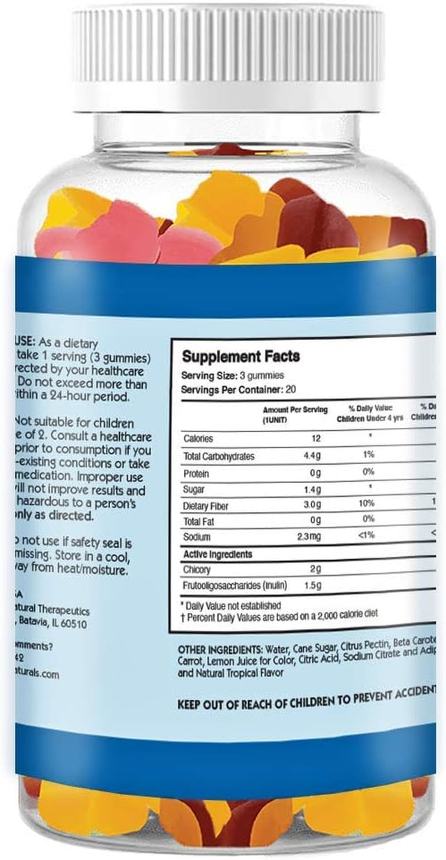 Creekside Naturals Gotta Go Gummies, Pediatrician Formulated for Kids, Fiber Supplement for Regularity and Kids Constipation, Vegan, Mixed Fruit Flavor, 60 Gummies