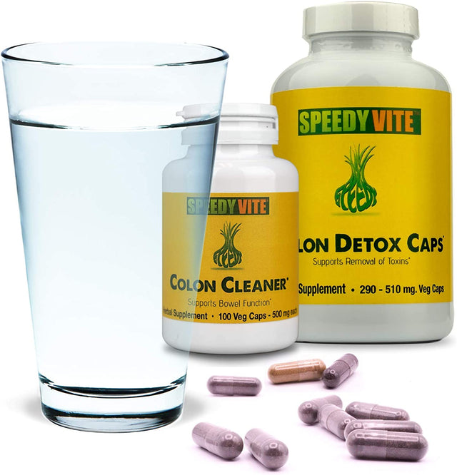 Complete Colon Detox & Cleanse Set (230 Veg Cap Detox, 60 Tablet Cleanse)