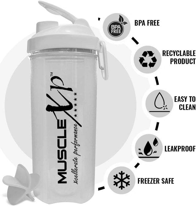 Gym Shaker PRO XP Mixer 100 % Leakproof Guarantee Shaker Blender 700 Ml, for Protein, Pre Workout and Bcaas, BPA Free Material Sipper Bottle (WHITE)