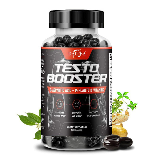 DAITEA Testosterone Booster for Men - Promotes Muscle Growth, Enhancing Natural Energy, Tongkat Ali, Other Power Vitamins…