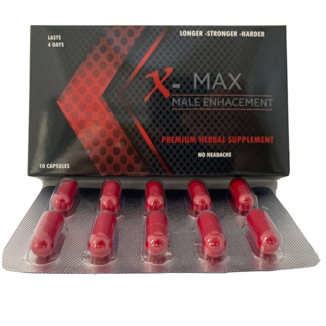 X-Max Sex Pill 10 Count Male Enhancement