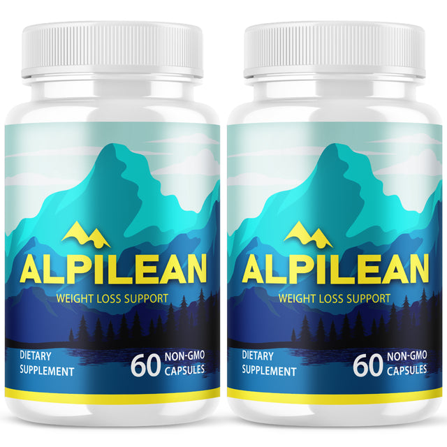 (2 Pack) Alpilean Pills - Official Formula - Alpilean Supplement Pills (120 Capsules)