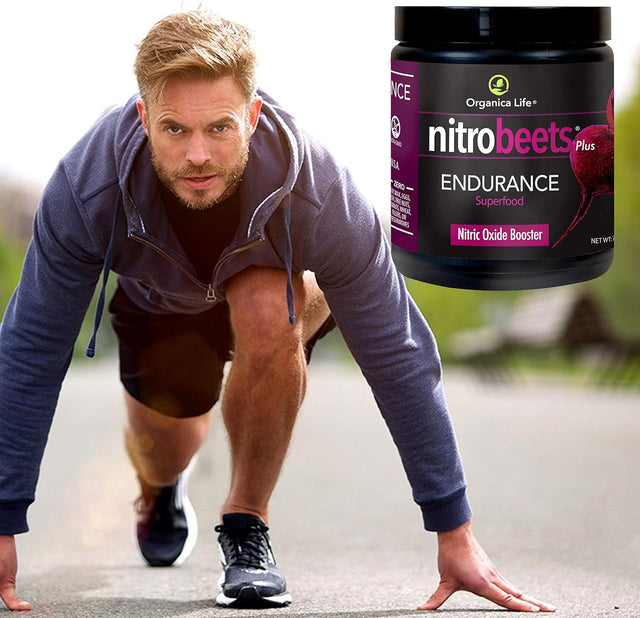 Nitrobeets Endurance Nitric Oxide Superfood Formulated to Boost Performance & Heart Health - 8.06 Oz Beetroot Powder with Black Cherry Flavor.