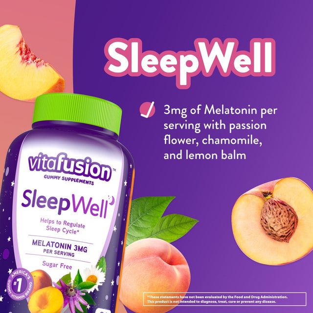 Vitafusion Sleep Well Gummy Vitamins, 60Ct