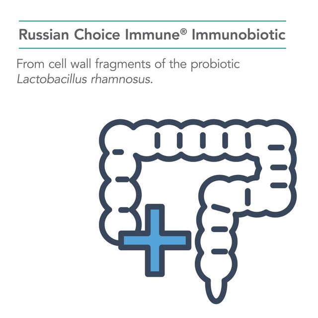 Nutricology Russian Choice Immune - Immunobiotic Regulator, Gut Health - 200 Vegetarian Capsules