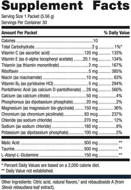 Metagenics Endura Hydrating Drink Mix to Support Fluid Balance and Restore Key Electrolytes, Zero Sugar, No Artificial Sweeteners - Lemonade Flavor, 30 Servings