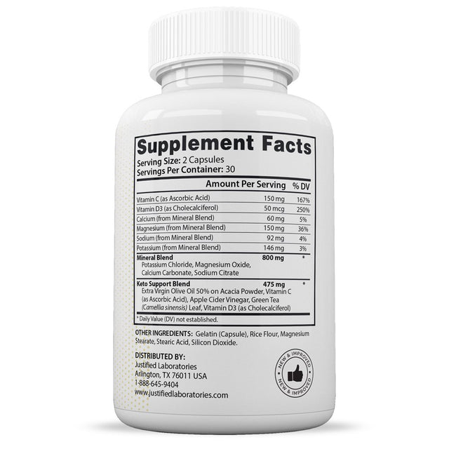 (2 Pack) Sure Slim ACV Pills 1275Mg Stronger than Gummies Advanced Keto Support 120 Capsules