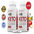 (2 Pack) Go 90 Keto ACV Pills 1275Mg Dietary Supplement 120 Capsules