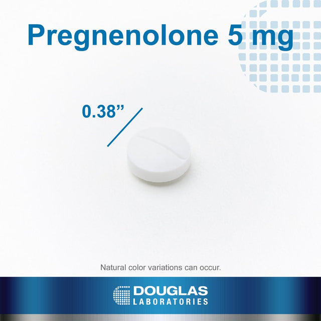 Douglas Laboratories Pregnenolone 5 Mg | Nutritional Supplement | Brain, Ovaries, Liver, Hormone Support* | 100 Tablets