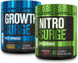 Jacked Factory Nitrosurge Pre-Workout Supplement & Growth Surge Post Workout Muscle Builder Bundle