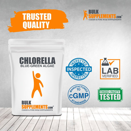 Bulksupplements.Com Chlorella Powder, 3G - Brain, Immune, & Liver Support (100G - 33 Servings)