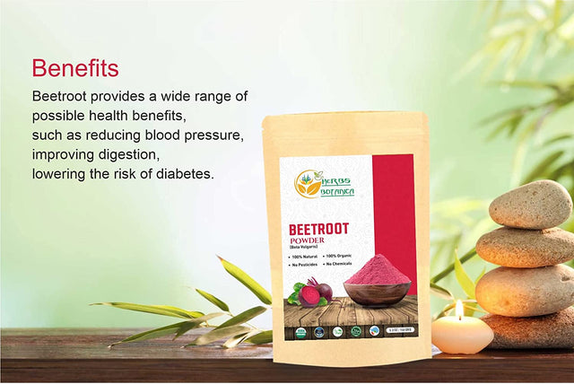 Beetroot Powder Organic for Baking and Smoothies | Nitric Oxide Suppement | Organic Beet Root Powder Boost Stamina and Increases Energy Gluten and GMO Free 5.3 Oz / 150 GMS