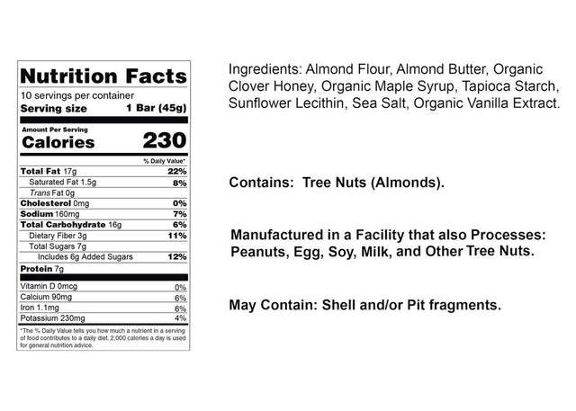 WHOA DOUGH Plant Based Protein Bar, Gluten Free, Dairy Free, Non GMO, Healthy Snacks for Kids and Adults, 8G Protein, 10 Bars (Sugar Cookie)