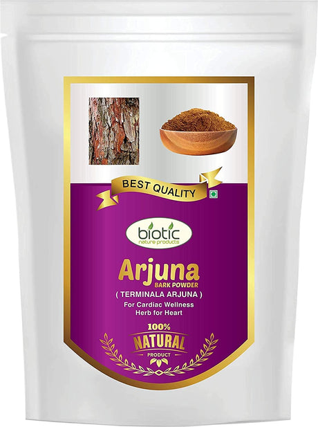 Biotic Natural Arjuna Bark Powder (Terminalia Arjuna) Arjuna Powder - 100 G.