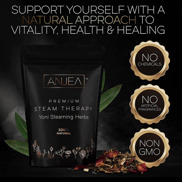 Yoni Steaming Herbs 4 Oz (4-8 Steams), Vsteam Herbs for Cleansing and Tightening Detox, Natural V Steam Herbs for V Steam Seat Kit, Herbal Sitz Bath Soak, Filter Bags Included