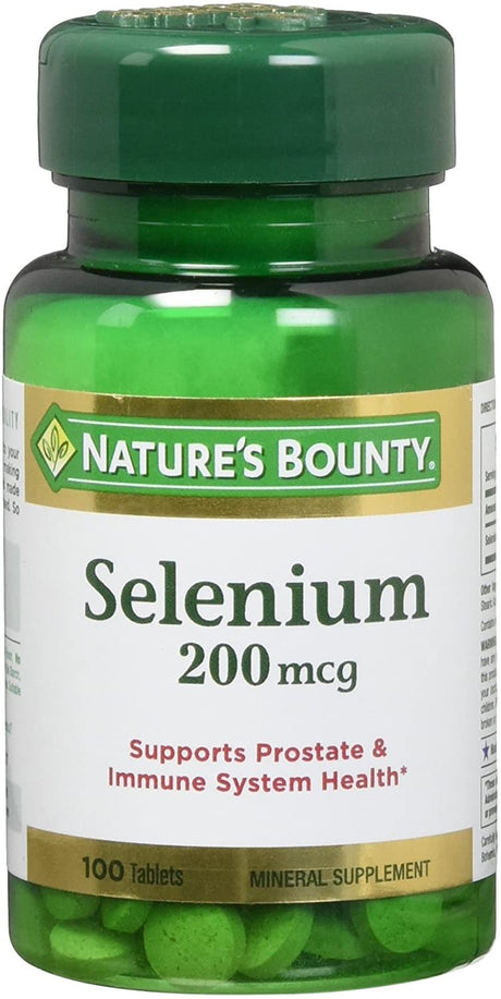 Nature'S Bounty Selenium 200 Mcg Tablets, 100 Ea (Pack of 2)