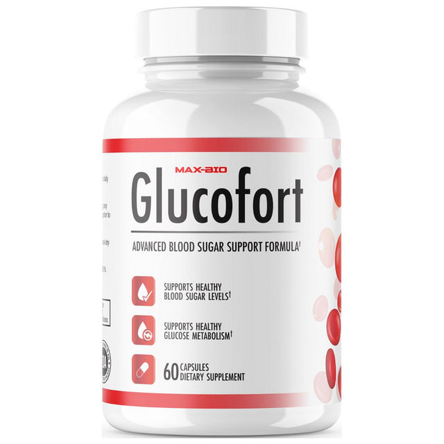 Glucofort Blood Sugar Support Advanced Formula 60 Capsules (2 Pack )