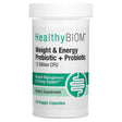 Healthybiom Weight Management and Energy Prebiotic + Probiotic, 12 Billion, 60 Veggie Capsules (6 Billion Cfus per Capsule)