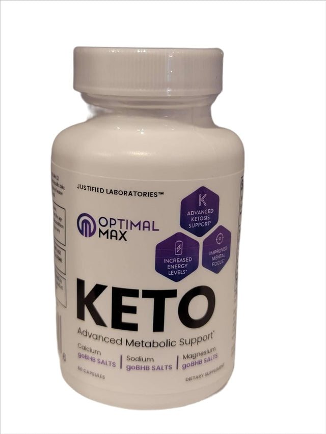 (2 Pack) Optimal Max Keto Pills Includes Apple Cider Vinegar Patented Gobhb® Exogenous Ketones Advanced Ketogenic Supplement Ketosis Support for Men Women 120 Capsules